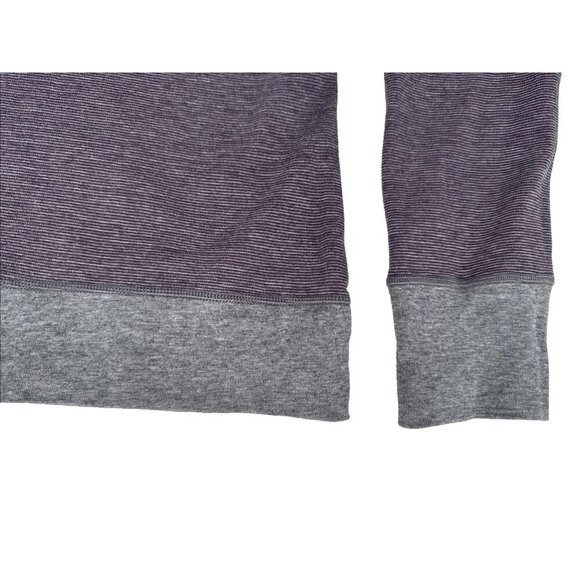 Lululemon Sweater Mens purple & Grey Performance Activewear Top reversable - Picture 7 of 12